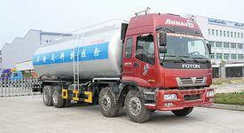 歐曼前四后八粉粒物料運輸車圖片