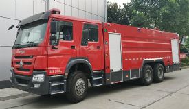 重汽豪沃后雙橋水罐消防車(chē)(12-16噸)圖片